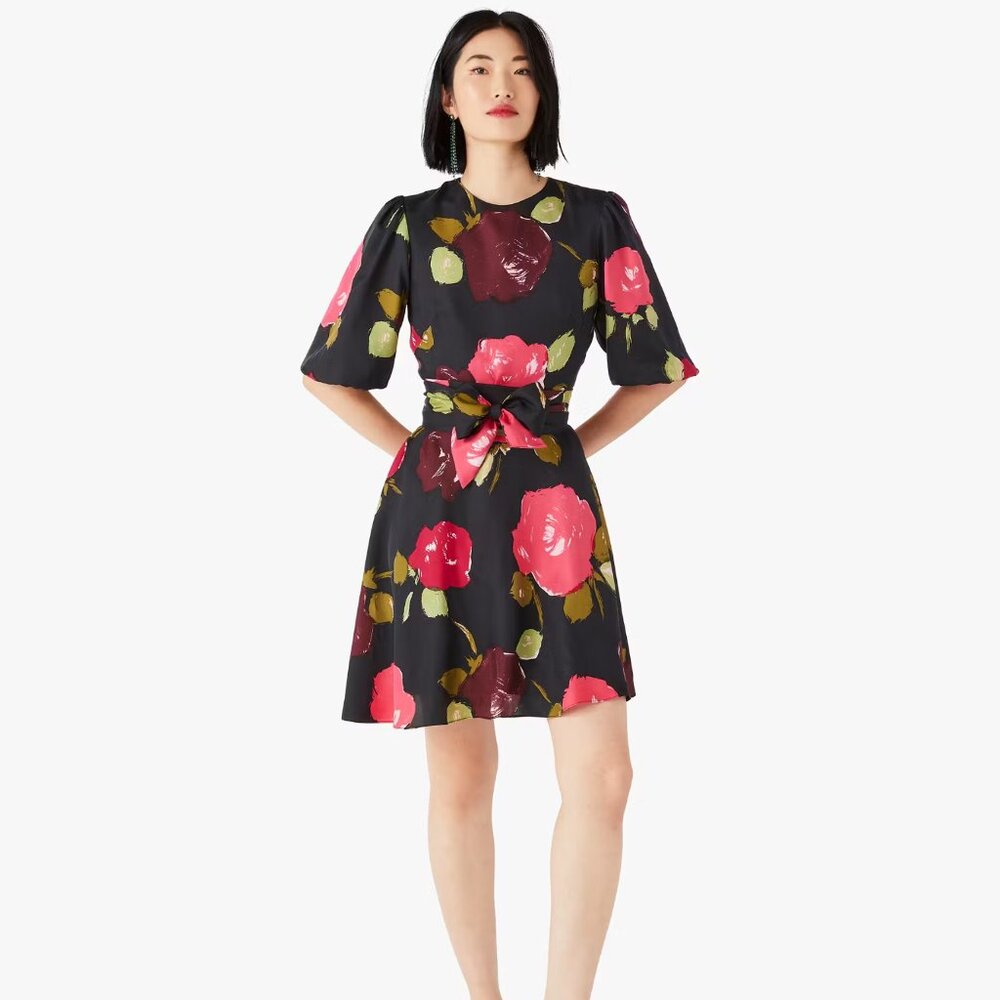 Kate Spade Just Rosy Tie-waist Dress (size 12)